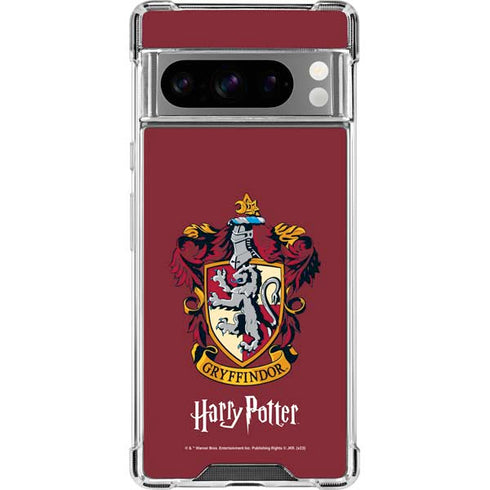 Wizarding World Harry Potter Gryffindor House Crest Google Pixel 8 Pro Clear Case